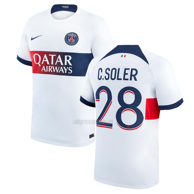 camiseta c. soler paris saint-germain segunda 2023-2024