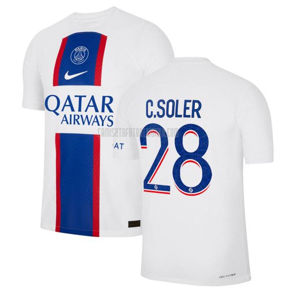 camiseta c. soler paris saint-germain tercera 2022-2023