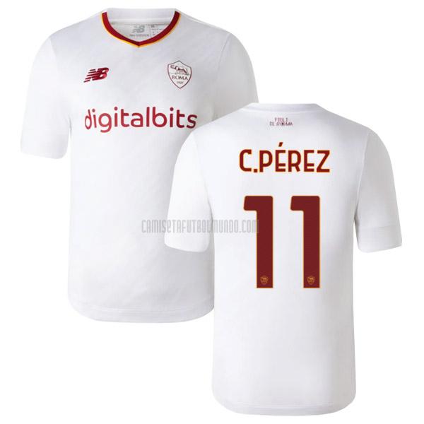 camiseta c.perez roma segunda 2022-2023