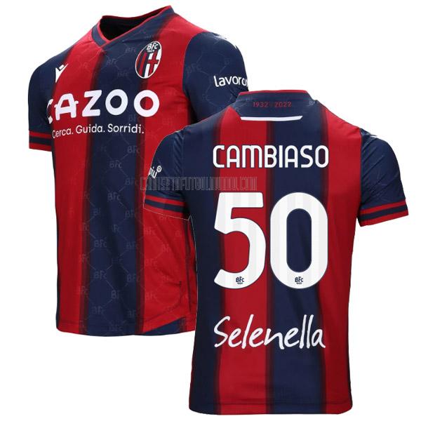 camiseta cambiaso bologna primera 2022-2023