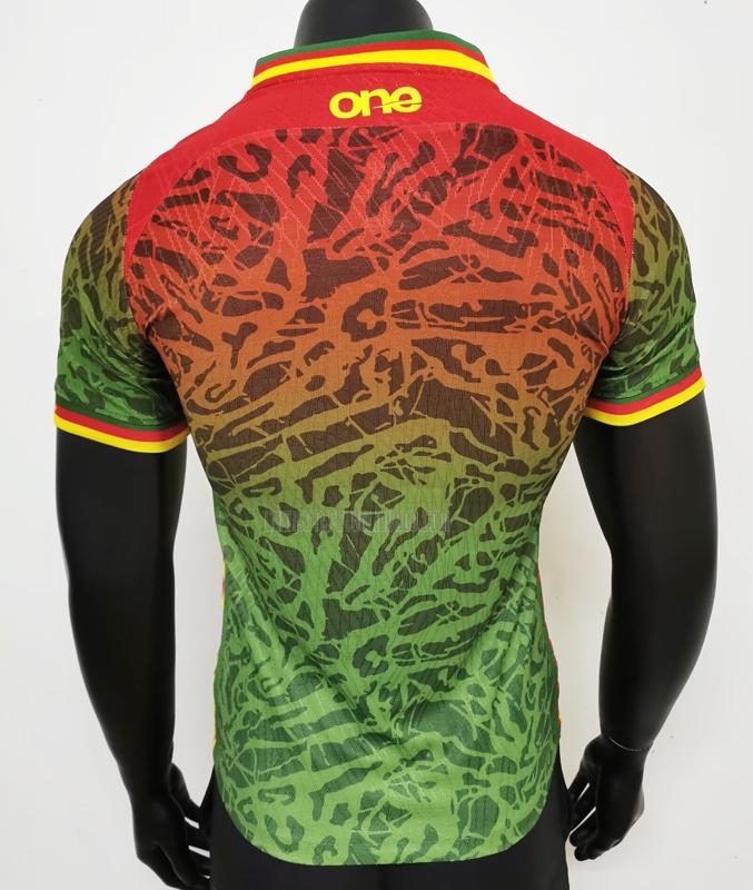 camiseta camerún edición de jugador primera 2024