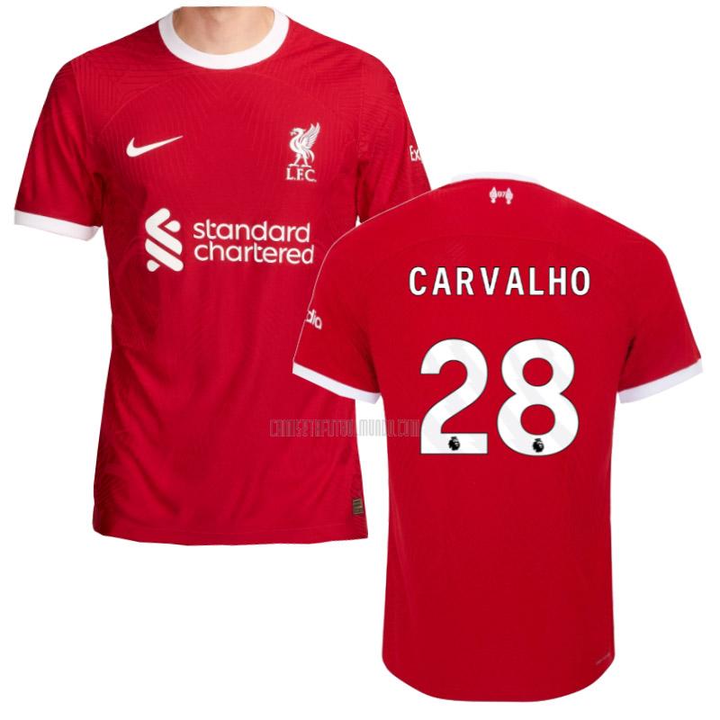 camiseta carvalho liverpool edición de jugador primera 2023-2024
