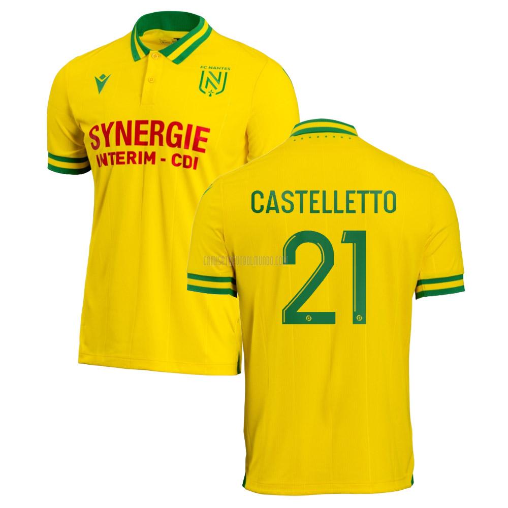 camiseta castelletto nantes primera 2023-2024