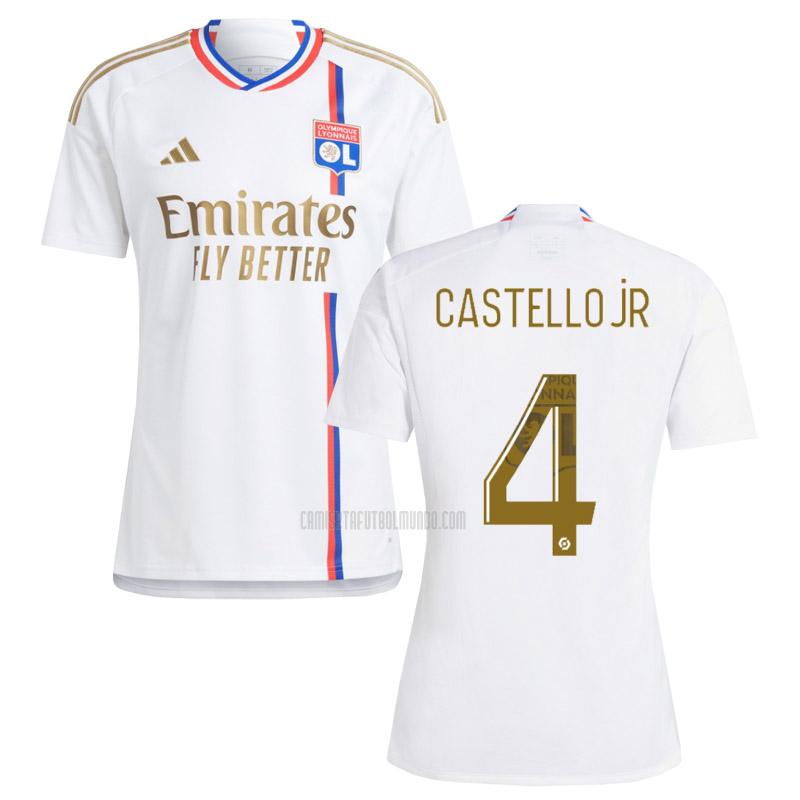 camiseta castello jr lyon primera 2023-2024