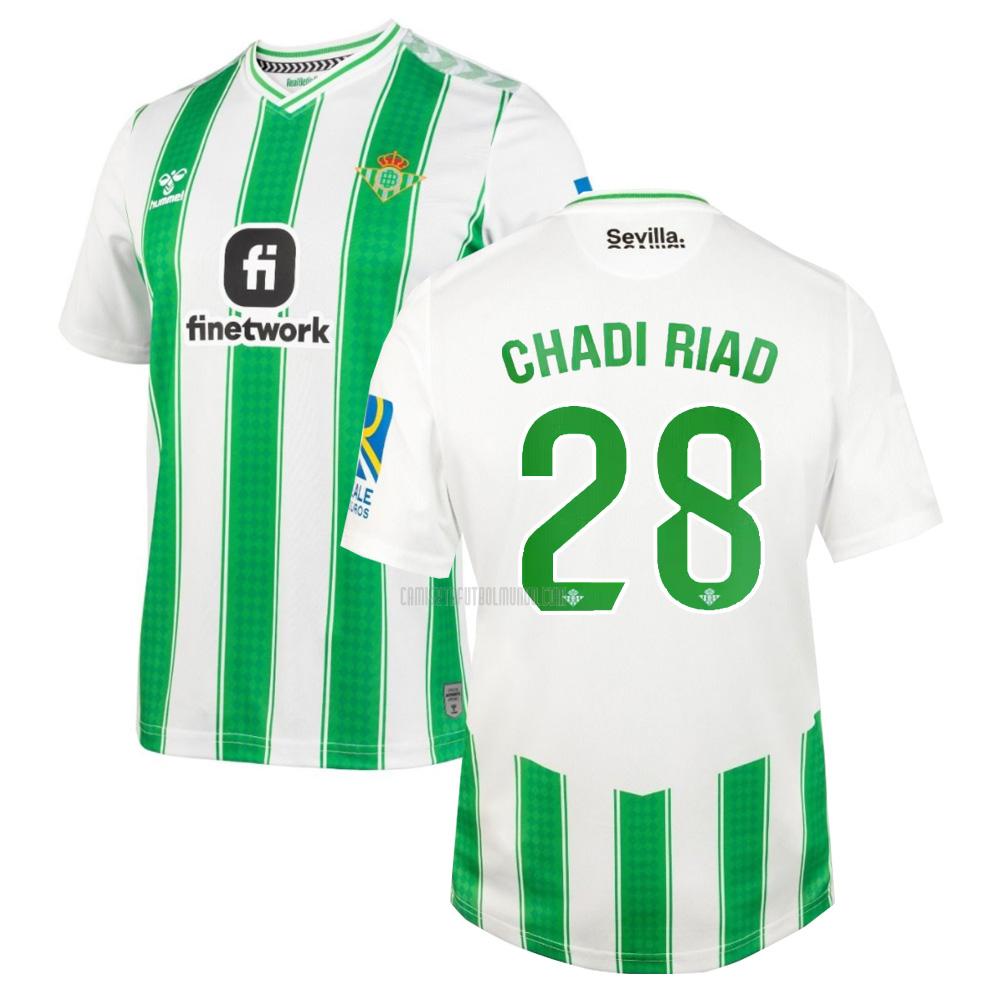 camiseta chadi riad real betis primera 2023-2024