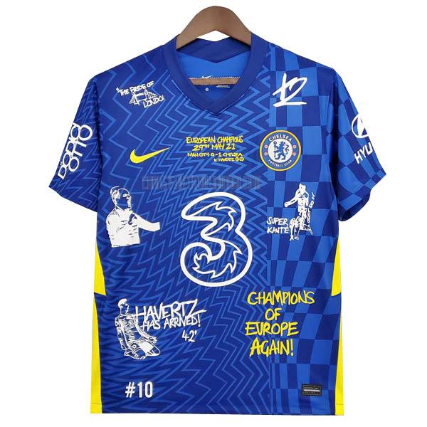 camiseta chelsea edición especial azul 2021-2022