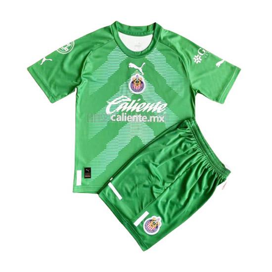 camiseta chivas niños portero verde 2022-2023