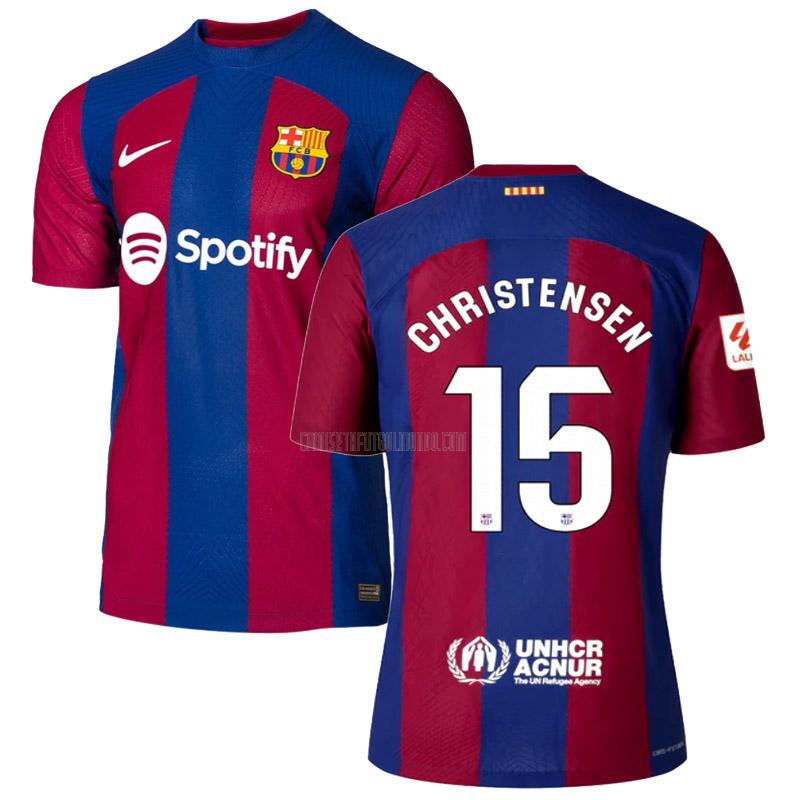 camiseta christensen barcelona edición de jugador primera 2023-2024