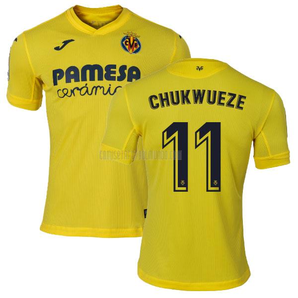 camiseta chukwueze del villarreal del primera 2020-2021
