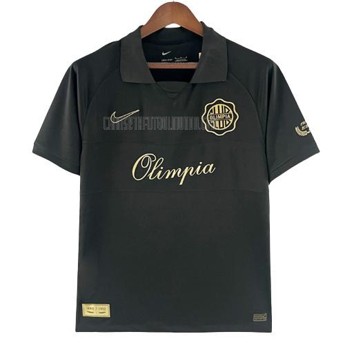camiseta club olimpia 120 años aniversario negro 2022
