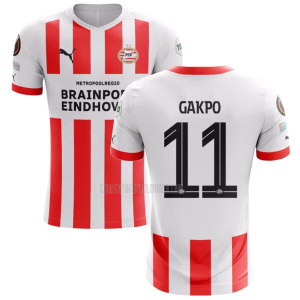 camiseta cody gakpo eindhoven primera 2022-2023