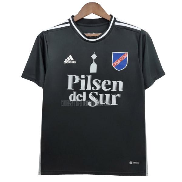 camiseta colo-colo edición conmemorativa de la copa libertadores negro 2022-2023