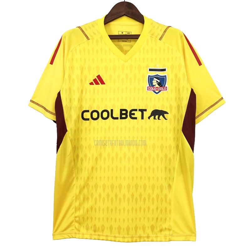 camiseta colo-colo portero amarillo 2023-2024