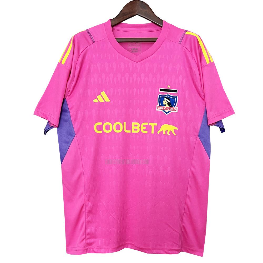 camiseta colo-colo portero rosa 2024-2025