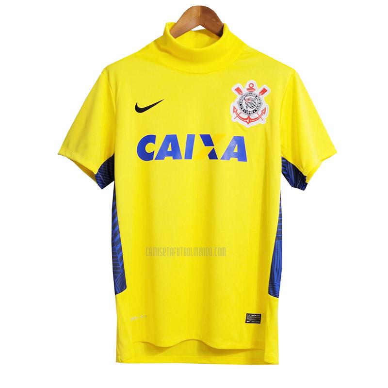 camiseta corinthians portero amarillo 2014-2015