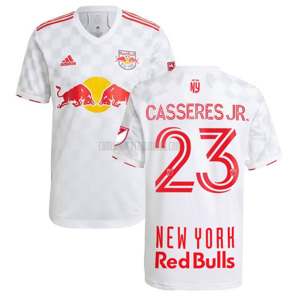 camiseta cristian casseres jr del new york red bulls del primera 2021-2022