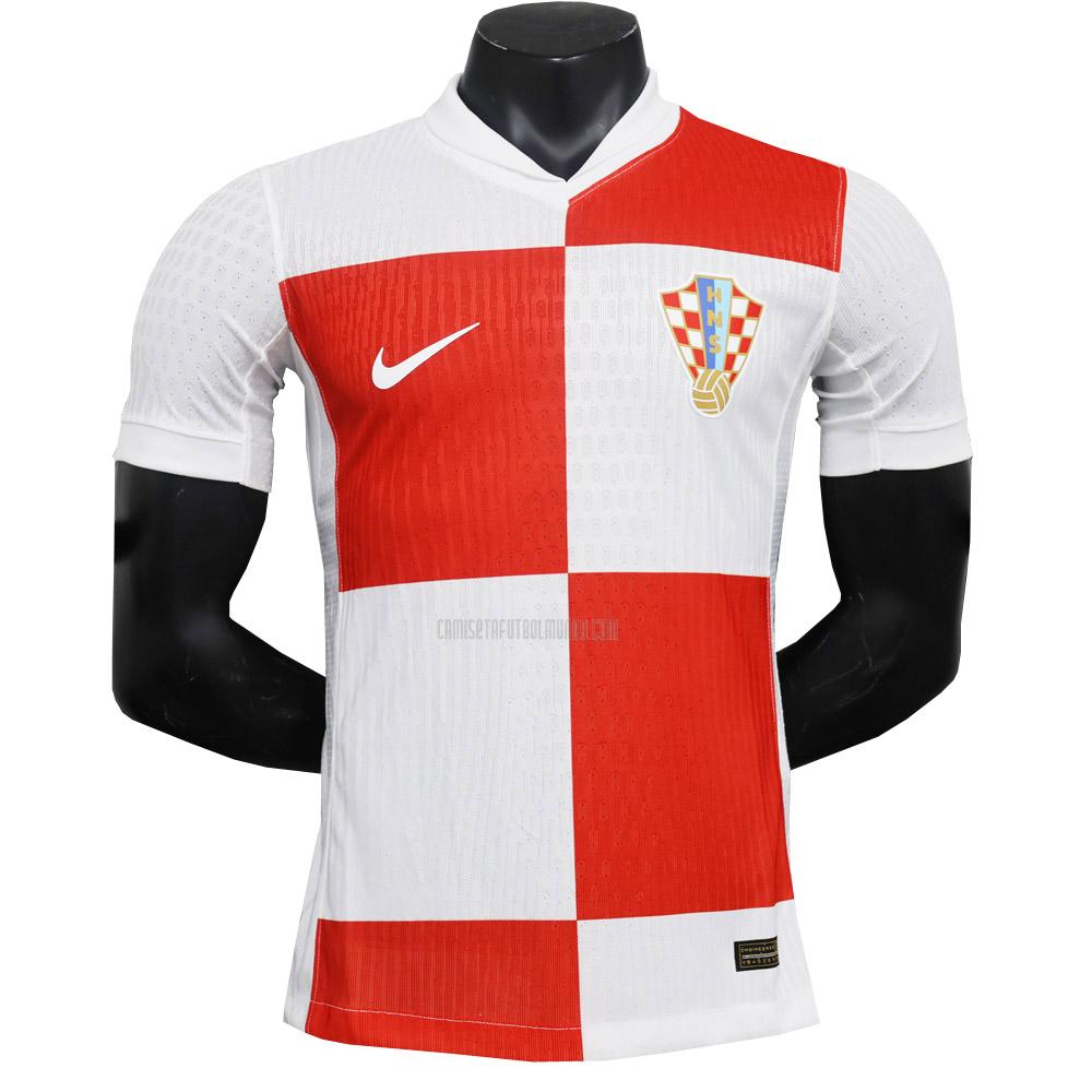 camiseta croacia edición de jugador primera 2024