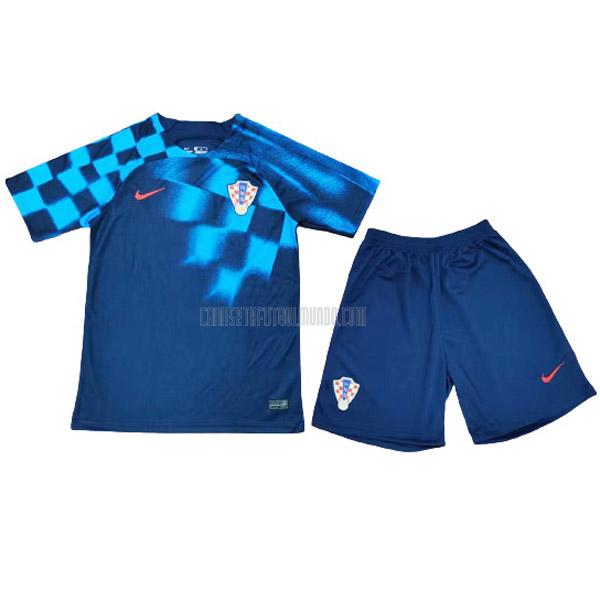 camiseta croacia niños copa mundial segunda 2022