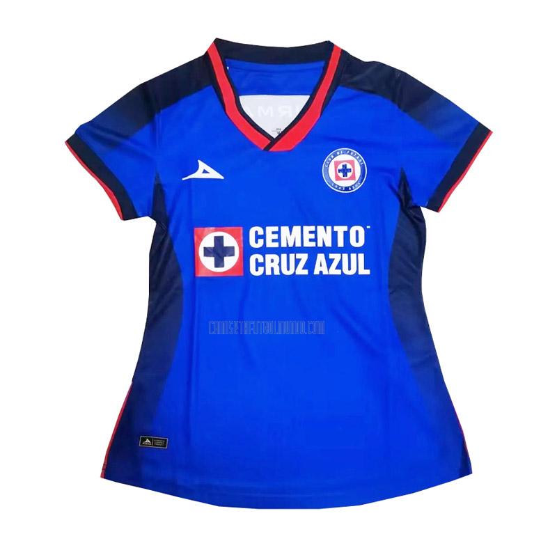 camiseta cruz azul mujer primera 2023-2024