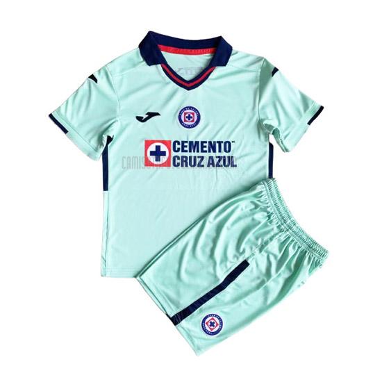 camiseta cruz azul niños portero verde 2022-2023