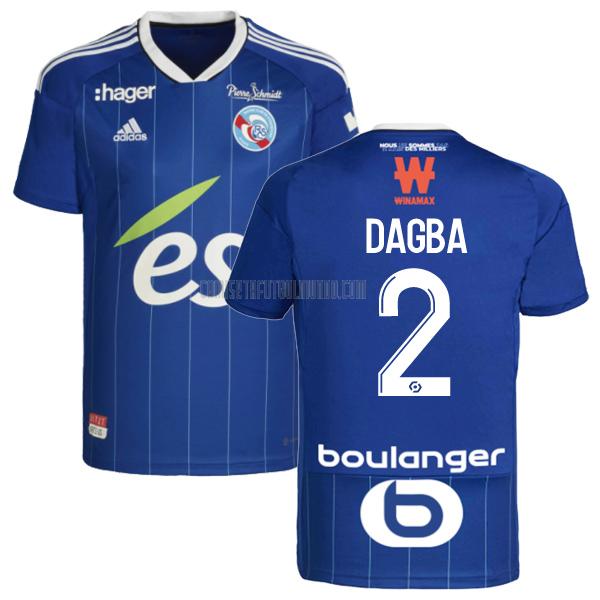 camiseta dagba strasbourg primera 2022-2023