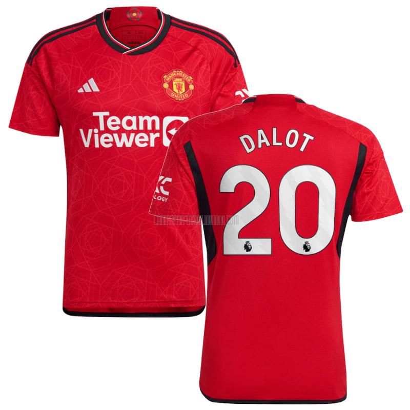 camiseta dalot manchester united primera 2023-2024