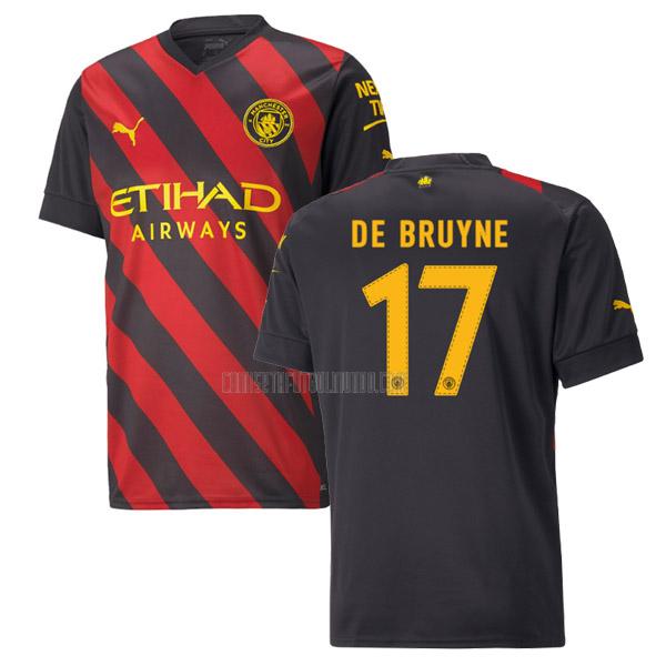 camiseta de bruyne manchester city segunda 2022-2023