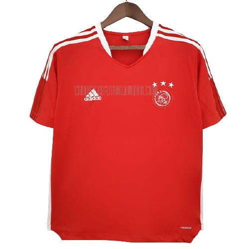 camiseta de entrenamiento ajax rojo 2021-2022