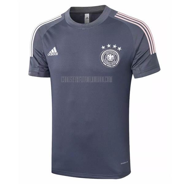 camiseta de entrenamiento alemania gris 2020