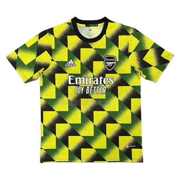 camiseta de entrenamiento arsenal amarillo 2022-2023