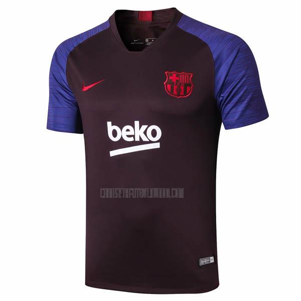 camiseta de entrenamiento barcelona negro 2019-20