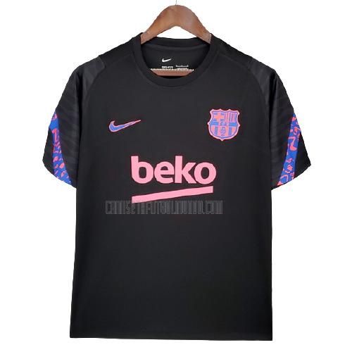 camiseta de entrenamiento barcelona negro 2021-2022