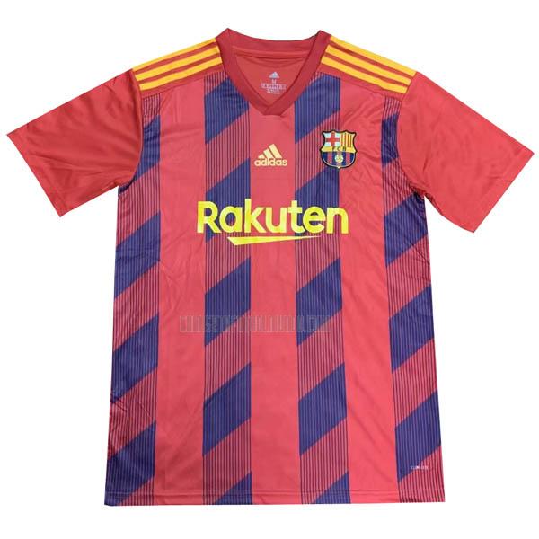 camiseta de entrenamiento barcelona rojo 2020