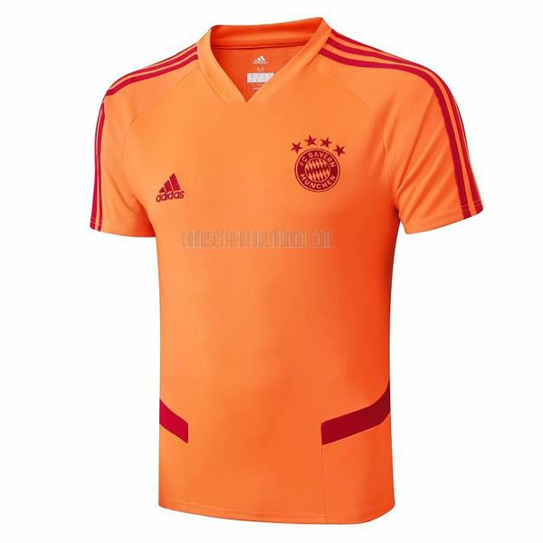 camiseta de entrenamiento bayern munich naranja 2019-20