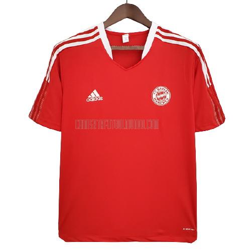camiseta de entrenamiento bayern munich rojo 2021-2022