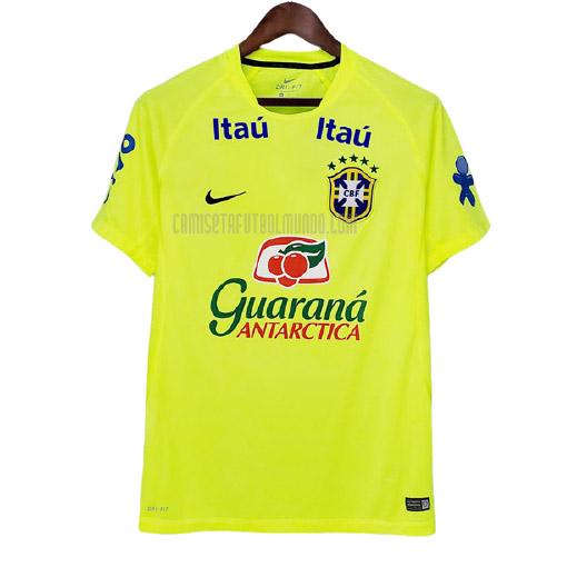 camiseta de entrenamiento brasil amarillo 2020-2021