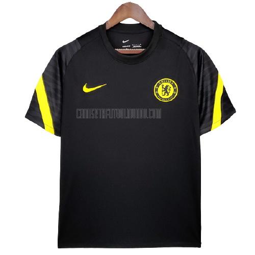 camiseta de entrenamiento chelsea negro 2021-2022