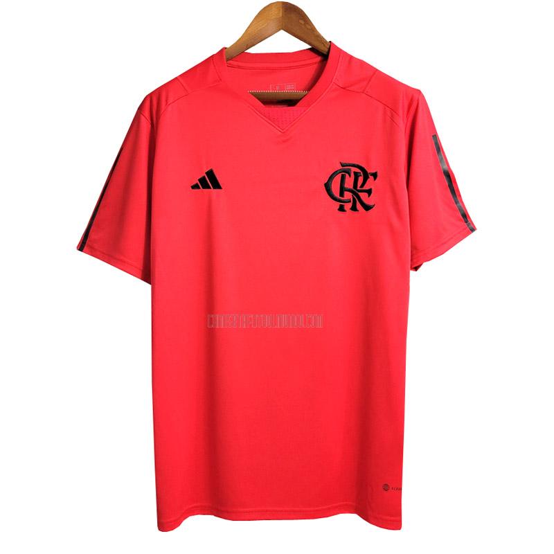 camiseta de entrenamiento flamengo 23320a1 rojo 2023