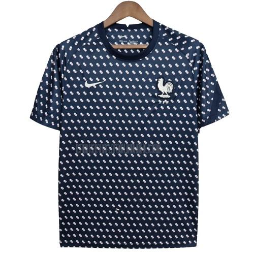 camiseta de entrenamiento francia azul 2022