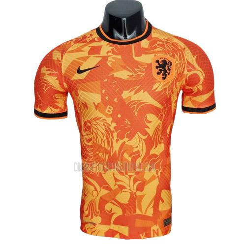 camiseta de entrenamiento holanda edición de jugador naranja 2022