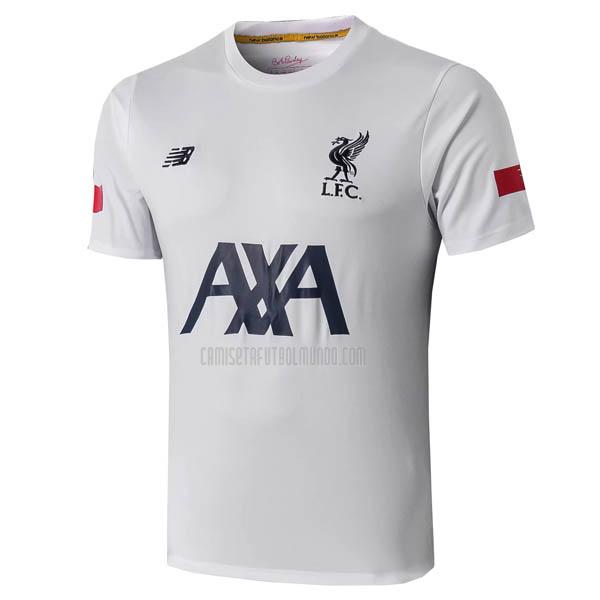 camiseta de entrenamiento liverpool blanco 2019-20