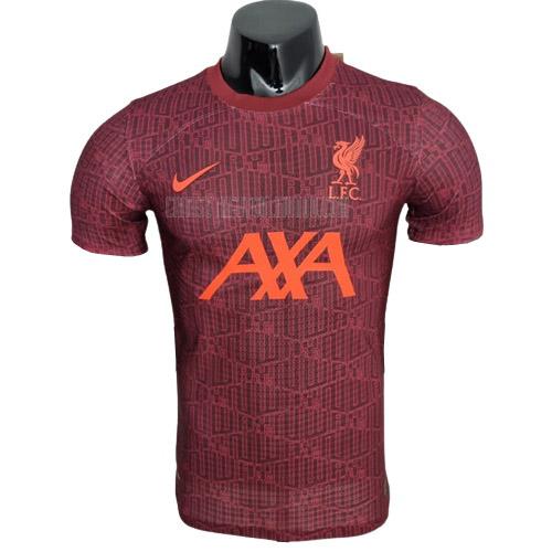 camiseta de entrenamiento liverpool edición de jugador rojo 2022-2023