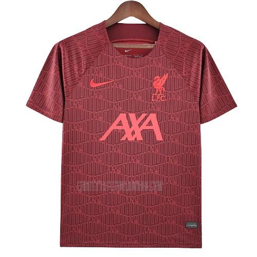 camiseta de entrenamiento liverpool rojo 2022-2023