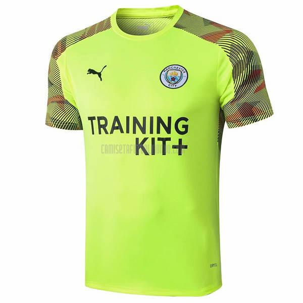 camiseta de entrenamiento manchester city verde 2019-20