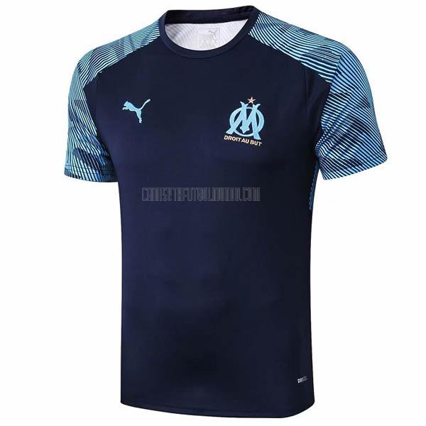 camiseta de entrenamiento marseille azul 2019-20