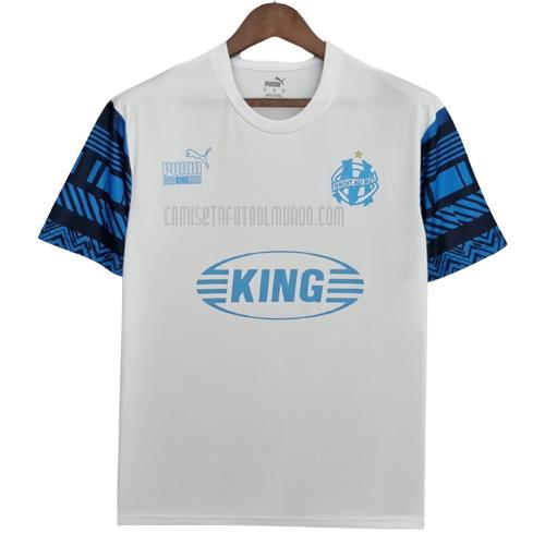camiseta de entrenamiento marseille heritage blanco 2022-2023