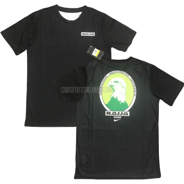 camiseta de entrenamiento nigeria negro 2020-2021