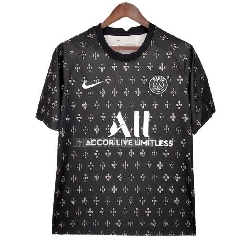 camiseta de entrenamiento paris saint-germain negro i 2021-2022