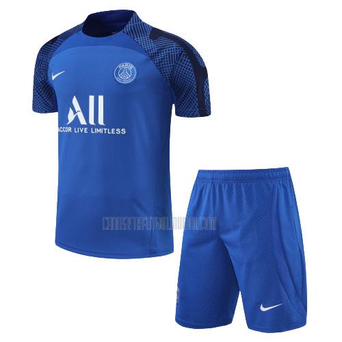 camiseta de entrenamiento paris saint-germain traje azul 2022-2023