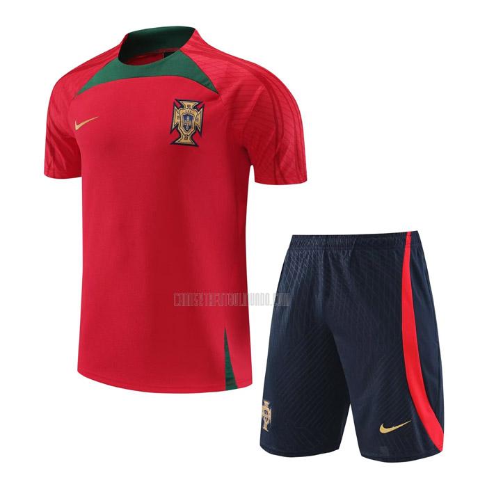 camiseta de entrenamiento portugal 221115a1 rojo 2022-2023